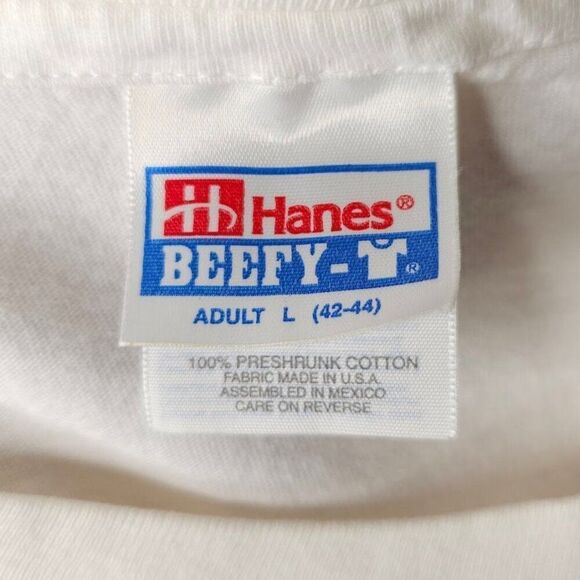 Vintage International Womens Conference T Shirt Mens Size Large White 90s 1997 - Picture 5 of 6